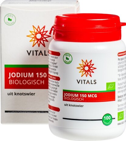 Jodium capsules, 150 mcg, 100stuks, Vitals