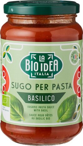 Sugo basilico, 340g, La Bio Idea