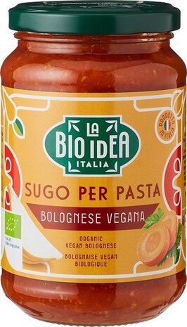 Sugo bolognese vegetarian, 340gr, La Bio Idea