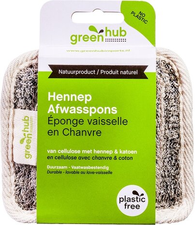 Afwasspons, per stuk, Greenhub