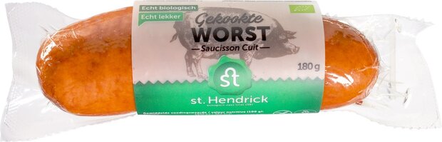 Verse  gekookte worst, 180gr, St. Hendrick