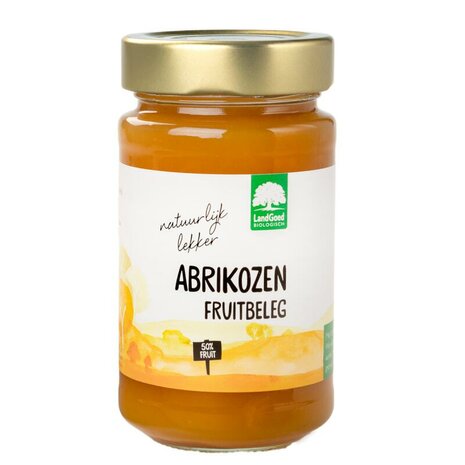 Abrikozen fruitbeleg, 250gr, Landgoed