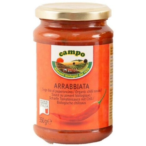 Pastasaus, arrabbiata, 350gr, Campo