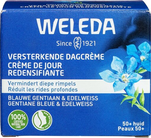 Versterkende dagcr&egrave;me blauwe gentiaan en edelweiss - 50+ huid, 40ml, Weleda