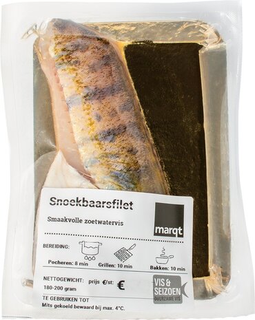 Snoekbaarsfilet, 180gr, Marqt