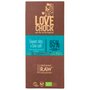 Chocoladereep, vegan, sweet nibs-seasalt, 70gr, Lovechock