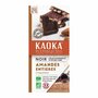 Chocoladereep, puur, 66pr, hele amandelen, 180gr, Kaoka