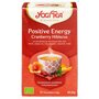 Positive Energy, cranberry-hibiscus, 17zakjes, Yogi thee